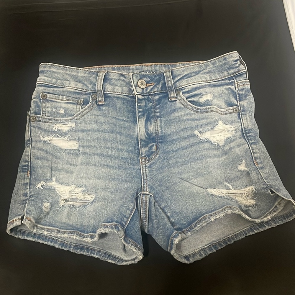 American Eagle Distressed Denim Shorts
